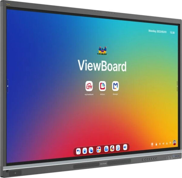Viewsonic IFP6551 Display pizarra blanca interactiva 165,1 cm (65") 3840 x 2160 Pixeles Pantalla táctil Negro Viewsonic IFP6551 Display pizarra blanca interactiva 165,1 cm (65") 3840 x 2160 Pixeles Pantalla táctil Negro