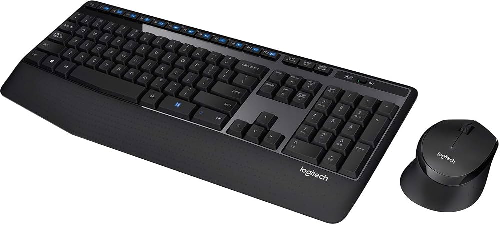 Logitech TECLADO/ Mouse Inalambrico USB MK345 2.4GHz Qwerty Español Negro