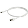 StarTech.com Cable Resistente USB-A a Lightning de 1 m Blanco - Cable de Alimentación y Sincronización USB Tipo A a Lightning con Fibra de Aramida Robusta - Con Certificación MFi de Apple - iPad/iPhone 12 StarTech.com Cable Resistente USB-A a Lightning de 1 m Blanco - Cable de Alimentación y Sincronización USB Tipo A a Lightning con Fibra de Aramida Robusta - Con Certificación MFi de Apple - iPad/iPhone 12