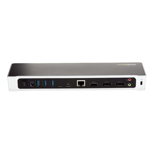 Docking Station StarTech USB-C Triple Monitor 4K con Power Delivery 100W Docking Station StarTech USB-C Triple Monitor 4K con Power Delivery 100W