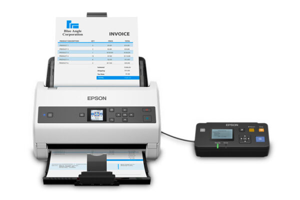 Epson WorkForce B11B251201 escaner Escáner alimentado con hojas 600 x 600 DPI A4 Gris, Blanco