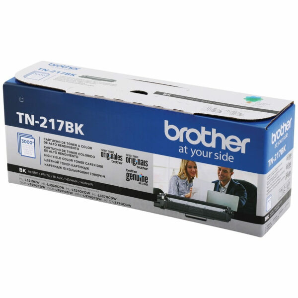 Brother TN-217BK cartucho de tóner 1 pieza(s) Original Negro Brother TN-217BK cartucho de tóner 1 pieza(s) Original Negro