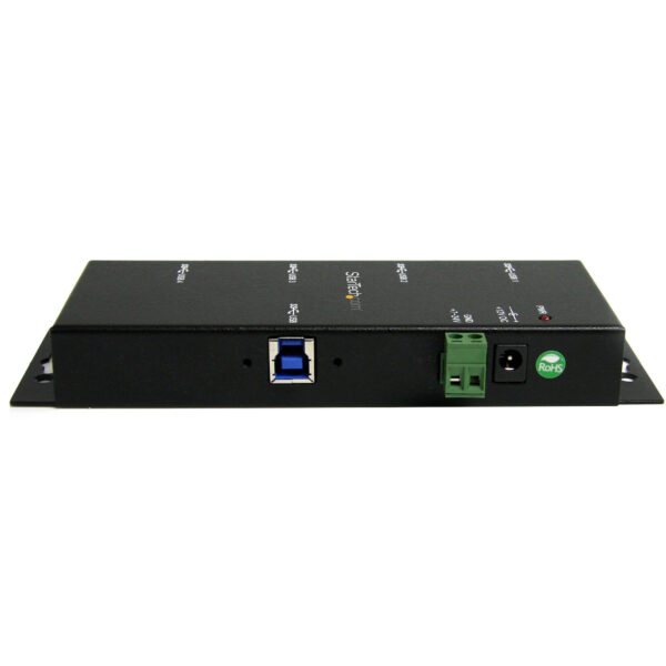 StarTech.com Hub Concentrador USB 3.0 de 4 Puertos - 5Gbps - Ladrón USB-A Industrial de Metal - de Montaje en Carril DIN, Pared o Escritorio - Hub de Expansión TAA StarTech.com Hub Concentrador USB 3.0 de 4 Puertos - 5Gbps - Ladrón USB-A Industrial de Metal - de Montaje en Carril DIN, Pared o Escritorio - Hub de Expansión TAA
