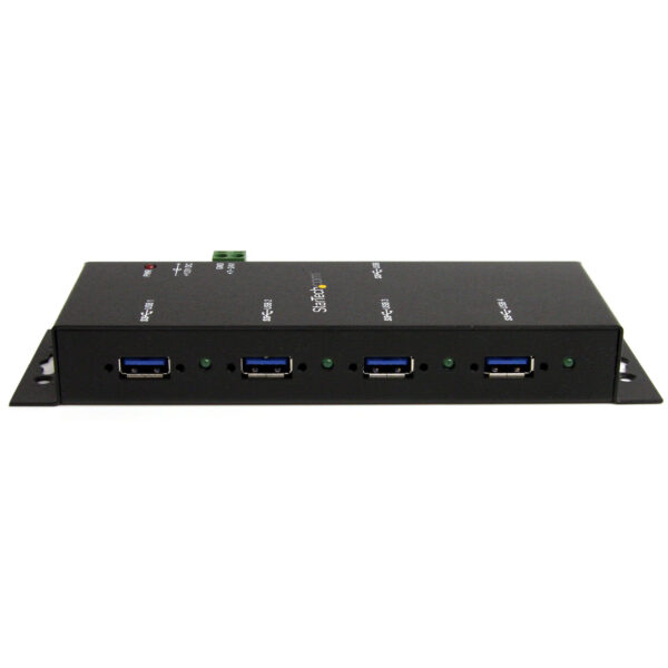 StarTech.com Hub Concentrador USB 3.0 de 4 Puertos - 5Gbps - Ladrón USB-A Industrial de Metal - de Montaje en Carril DIN, Pared o Escritorio - Hub de Expansión TAA StarTech.com Hub Concentrador USB 3.0 de 4 Puertos - 5Gbps - Ladrón USB-A Industrial de Metal - de Montaje en Carril DIN, Pared o Escritorio - Hub de Expansión TAA