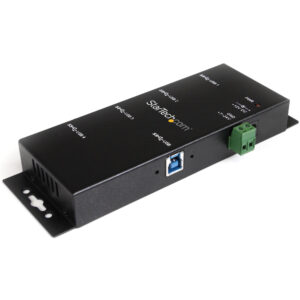 StarTech.com Hub Concentrador USB 3.0 de 4 Puertos - 5Gbps - Ladrón USB-A Industrial de Metal - de Montaje en Carril DIN, Pared o Escritorio - Hub de Expansión TAA StarTech.com Hub Concentrador USB 3.0 de 4 Puertos - 5Gbps - Ladrón USB-A Industrial de Metal - de Montaje en Carril DIN, Pared o Escritorio - Hub de Expansión TAA