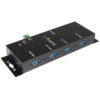 StarTech.com Hub Concentrador USB 3.0 de 4 Puertos - 5Gbps - Ladrón USB-A Industrial de Metal - de Montaje en Carril DIN, Pared o Escritorio - Hub de Expansión TAA StarTech.com Hub Concentrador USB 3.0 de 4 Puertos - 5Gbps - Ladrón USB-A Industrial de Metal - de Montaje en Carril DIN, Pared o Escritorio - Hub de Expansión TAA