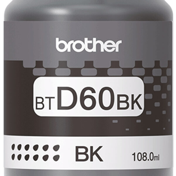 Brother BTD60BK cartucho de tinta Original Extra (Súper) alto rendimiento Negro Brother BTD60BK cartucho de tinta Original Extra (Súper) alto rendimiento Negro