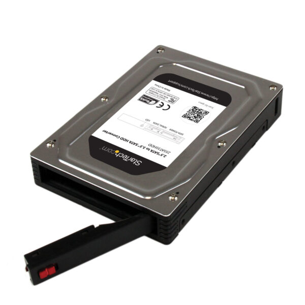 StarTech.com Adaptador Caja para Discos Duros o SSD de 2,5" a 3,5" SATA - Convertidor para Disco Duro Externo para Unidades de hasta 12,5mm de Altura StarTech.com Adaptador Caja para Discos Duros o SSD de 2,5" a 3,5" SATA - Convertidor para Disco Duro Externo para Unidades de hasta 12,5mm de Altura