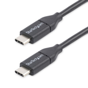 StarTech.com Cable de 0,5m USB-C de Carga - para Carga y Sincronización - PD de 60W y 3A - Cable USB 2.0 USB Tipo C de Carga para Portátil StarTech.com Cable de 0,5m USB-C de Carga - para Carga y Sincronización - PD de 60W y 3A - Cable USB 2.0 USB Tipo C de Carga para Portátil