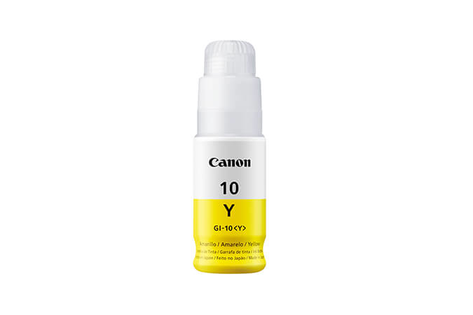 Canon GI-10 cartucho de tinta 1 pieza(s) Original Alto rendimiento (XL) Amarillo Canon GI-10 cartucho de tinta 1 pieza(s) Original Alto rendimiento (XL) Amarillo