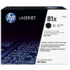 HP Cartucho de tóner original LaserJet 81X de alta capacidad negro HP Cartucho de tóner original LaserJet 81X de alta capacidad negro
