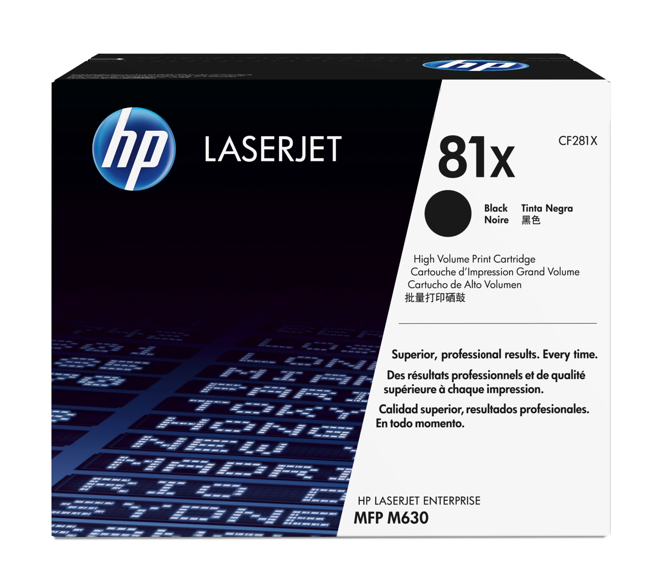 HP Cartucho de tóner original LaserJet 81X de alta capacidad negro HP Cartucho de tóner original LaserJet 81X de alta capacidad negro