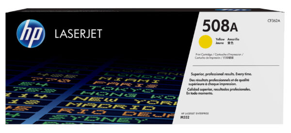 HP Cartucho de tóner original LaserJet 508A amarillo HP Cartucho de tóner original LaserJet 508A amarillo