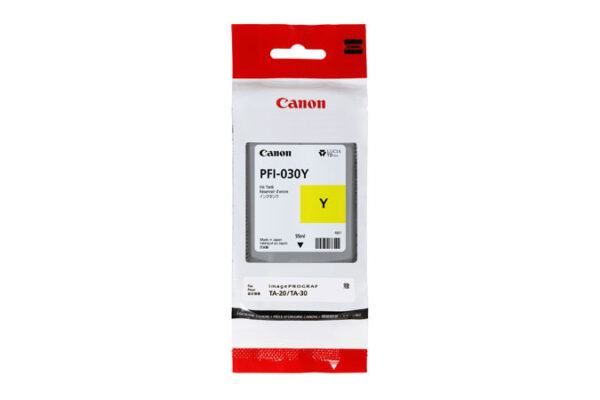 Canon PFI-030Y cartucho de tinta 1 pieza(s) Original Amarillo Canon PFI-030Y cartucho de tinta 1 pieza(s) Original Amarillo