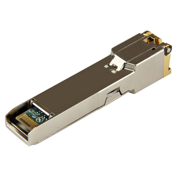 StarTech.com Módulo Transceptor SFP Compatible con Cisco GLC-T - 1000BASE-T - SFP a RJ45 Cat6 / Cat5e - SFP Ethernet Gigabit de 1Gb - RJ45 - 100m - Cisco Firepower, ASR920, IE2000 StarTech.com Módulo Transceptor SFP Compatible con Cisco GLC-T - 1000BASE-T - SFP a RJ45 Cat6 / Cat5e - SFP Ethernet Gigabit de 1Gb - RJ45 - 100m - Cisco Firepower, ASR920, IE2000
