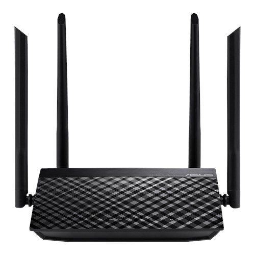 ASUS RT-AC1200 V2 router inalámbrico Doble banda (2,4 GHz / 5 GHz) Negro ASUS RT-AC1200 V2 router inalámbrico Doble banda (2,4 GHz / 5 GHz) Negro