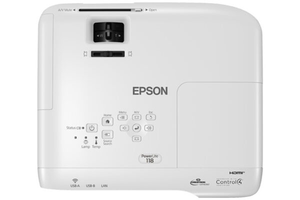 Epson PowerLite V11HA03020 videoproyector Proyector de alcance estándar 3800 lúmenes ANSI 3-Chip DLP XGA (1024x768) Blanco Epson PowerLite V11HA03020 videoproyector Proyector de alcance estándar 3800 lúmenes ANSI 3-Chip DLP XGA (1024x768) Blanco