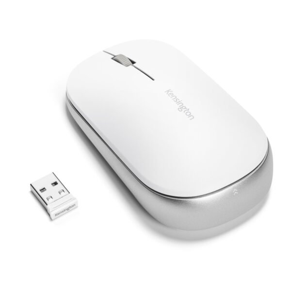 Kensington Ratón inalámbrico dual SureTrack™: blanco