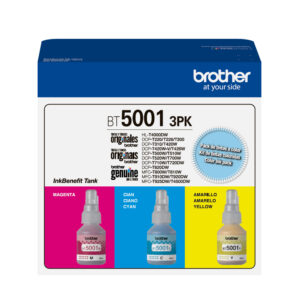 Brother BT50013PKMEX cartucho de tinta 3 pieza(s) Original Cian, Magenta, Amarillo Brother BT50013PKMEX cartucho de tinta 3 pieza(s) Original Cian, Magenta, Amarillo