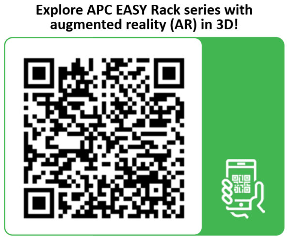 APC Easy Rack 42U Rack o bastidor independiente Negro