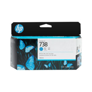 HP Cartucho de tinta cian DesignJet 738 de 130 ml