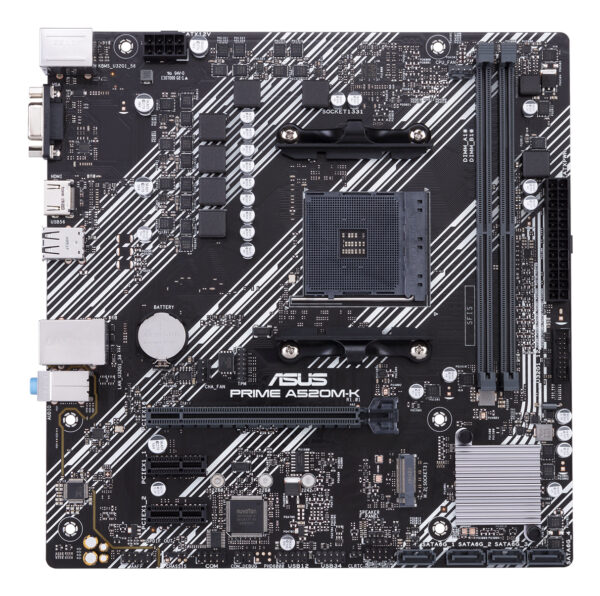 ASUS PRIME A520M-K AMD A520 Zócalo AM4 micro ATX ASUS PRIME A520M-K AMD A520 Zócalo AM4 micro ATX