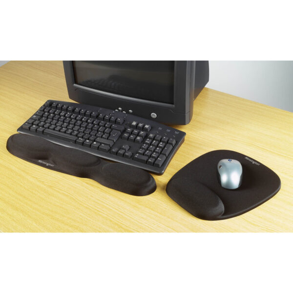 Kensington Reposamuñecas espuma teclado negro