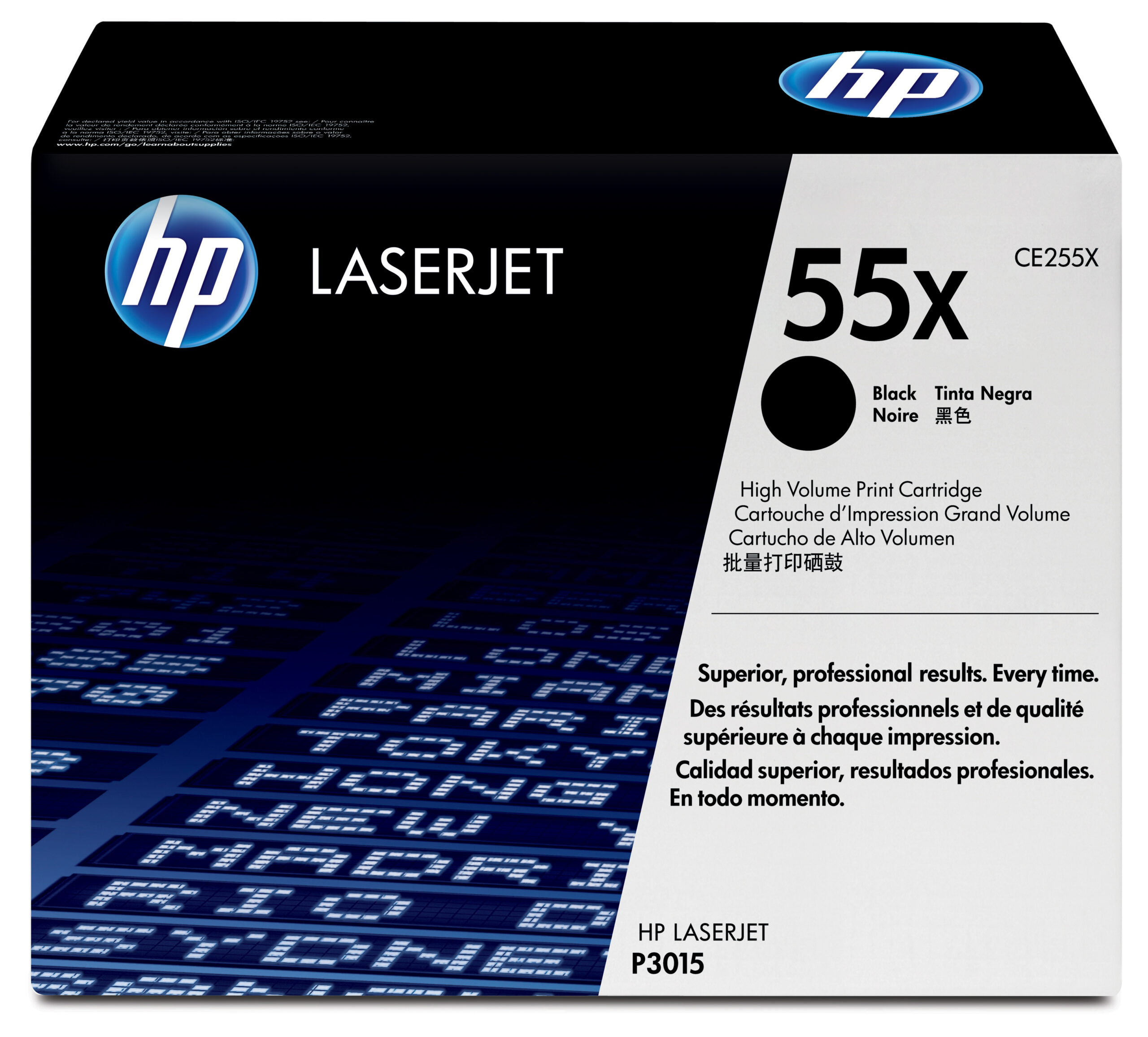 HP Cartucho de tinta original 55X de alta capacidad negro HP Cartucho de tinta original 55X de alta capacidad negro