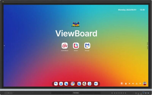 Viewsonic IFP6551 Display pizarra blanca interactiva 165,1 cm (65") 3840 x 2160 Pixeles Pantalla táctil Negro Viewsonic IFP6551 Display pizarra blanca interactiva 165,1 cm (65") 3840 x 2160 Pixeles Pantalla táctil Negro
