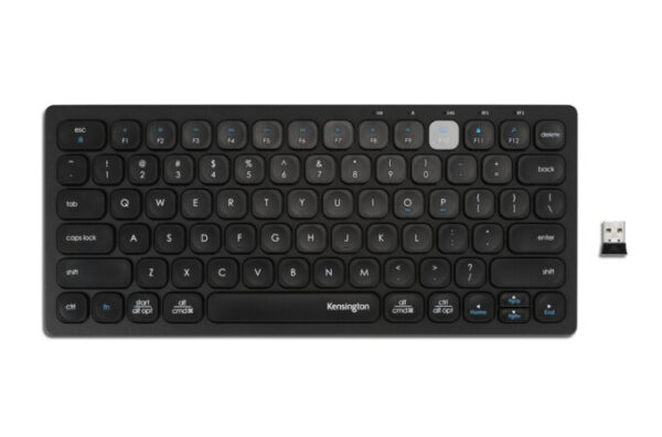 Kensington Teclado compacto multidispositivo con tecnología inalámbrica dual Kensington Teclado compacto multidispositivo con tecnología inalámbrica dual
