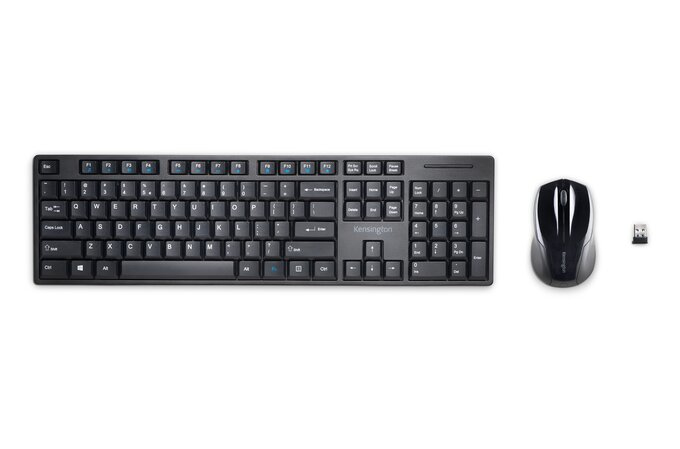 Kensington K75235US teclado Ratón incluido Oficina RF inalámbrico QWERTY Inglés Negro