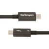 StarTech.com Cable de 1m Thunderbolt 4 - 40Gbps - PD 100W - Vídeo 4K/8K - Cable Thunderbolt 4 con Certificación Intel - Compatible con USB4/Thunderbolt 3/USB 3.2/USB Tipo C/DisplayPort StarTech.com Cable de 1m Thunderbolt 4 - 40Gbps - PD 100W - Vídeo 4K/8K - Cable Thunderbolt 4 con Certificación Intel - Compatible con USB4/Thunderbolt 3/USB 3.2/USB Tipo C/DisplayPort