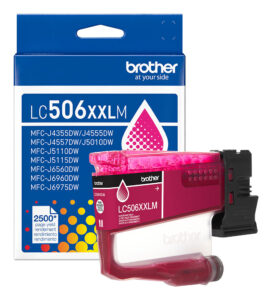 Brother LC506XXLMS cartucho de tinta 1 pieza(s) Original Extra (Súper) alto rendimiento Magenta