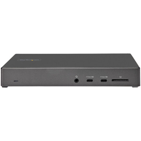StarTech.com Dock USB-C - Docking Station USB Tipo C para 3 Monitores de 4K - con 100W de Entrega de Alimentación PD - Modo Alt DP 1.4 y DSC - 2x DisplayPort 1.4/HDMI 2.0 - 6xUSB - Windows o Chrome StarTech.com Dock USB-C - Docking Station USB Tipo C para 3 Monitores de 4K - con 100W de Entrega de Alimentación PD - Modo Alt DP 1.4 y DSC - 2x DisplayPort 1.4/HDMI 2.0 - 6xUSB - Windows o Chrome