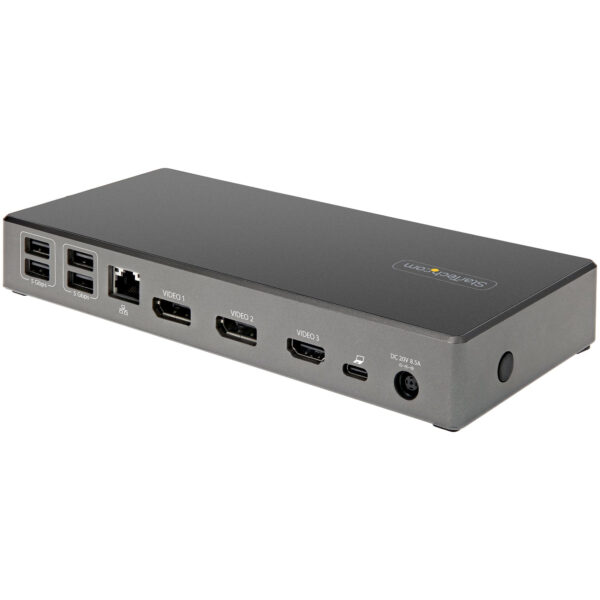 StarTech.com Dock USB-C - Docking Station USB Tipo C para 3 Monitores de 4K - con 100W de Entrega de Alimentación PD - Modo Alt DP 1.4 y DSC - 2x DisplayPort 1.4/HDMI 2.0 - 6xUSB - Windows o Chrome StarTech.com Dock USB-C - Docking Station USB Tipo C para 3 Monitores de 4K - con 100W de Entrega de Alimentación PD - Modo Alt DP 1.4 y DSC - 2x DisplayPort 1.4/HDMI 2.0 - 6xUSB - Windows o Chrome