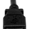 StarTech.com Cable Adaptador USB 2m para Impresora Acodado - 1x USB A Macho - 1x USB B Macho en Ángulo Derecho