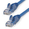 StarTech.com Cable de 10m CAT6 Ethernet - LSZH - Cable de Red RJ45 UTP de 10Gb - 650MHz - PoE de 100W - Latiguillo Snagless con Alivio de Tensión - sin Traba - ETL - Azul