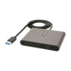 StarTech.com Adaptador USB 3.0 a 4 Puertos HDMI - Tarjeta Gráfica y de Vídeo Externa - Dongle Llave USB-A a 4x HDMI - 1080p a 60Hz - Conversor Multimonitor USB a HDMI - Solo para Windows StarTech.com Adaptador USB 3.0 a 4 Puertos HDMI - Tarjeta Gráfica y de Vídeo Externa - Dongle Llave USB-A a 4x HDMI - 1080p a 60Hz - Conversor Multimonitor USB a HDMI - Solo para Windows