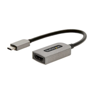 StarTech.com Adaptador USB C a HDMI de Vídeo 4K 60Hz - HDR10 - Conversor Tipo Llave USB Tipo C a HDMI 2.0b Dongle - Convertidor USBC con Modo Alt de DP a Monitor TV o Proyector StarTech.com Adaptador USB C a HDMI de Vídeo 4K 60Hz - HDR10 - Conversor Tipo Llave USB Tipo C a HDMI 2.0b Dongle - Convertidor USBC con Modo Alt de DP a Monitor TV o Proyector
