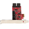 StarTech.com Tarjeta PCIe Controladora SATA de 10 Puertos - Tarjeta de Expansión PCI Express SATA - 6Gbps - Perfil Bajo/Completo - Conectores SATA Apilados - ASM1062 sin RAID StarTech.com Tarjeta PCIe Controladora SATA de 10 Puertos - Tarjeta de Expansión PCI Express SATA - 6Gbps - Perfil Bajo/Completo - Conectores SATA Apilados - ASM1062 sin RAID