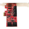 StarTech.com Tarjeta PCIe Controladora SATA de 10 Puertos - Tarjeta de Expansión PCI Express SATA - 6Gbps - Perfil Bajo/Completo - Conectores SATA Apilados - ASM1062 sin RAID StarTech.com Tarjeta PCIe Controladora SATA de 10 Puertos - Tarjeta de Expansión PCI Express SATA - 6Gbps - Perfil Bajo/Completo - Conectores SATA Apilados - ASM1062 sin RAID