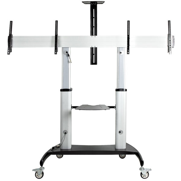 StarTech.com STNDMTVDUO soporte para TV 152,4 cm (60") Negro, Plata