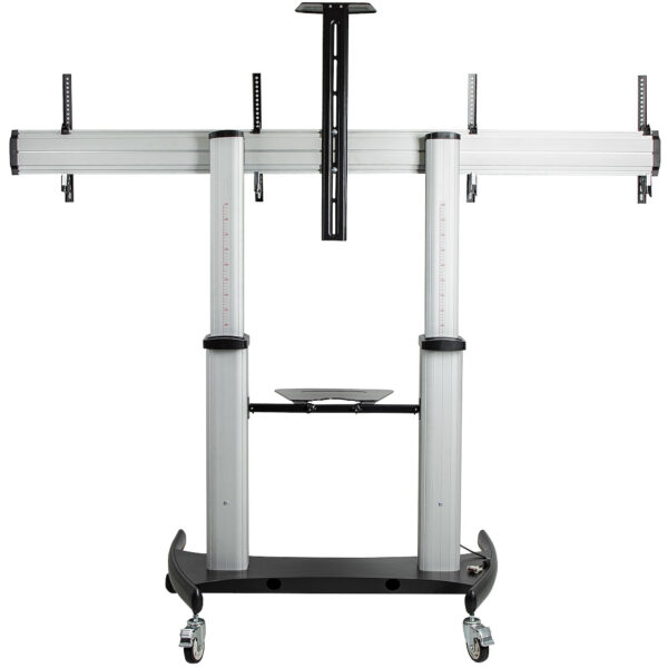 StarTech.com STNDMTVDUO soporte para TV 152,4 cm (60") Negro, Plata