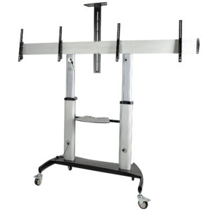 StarTech.com STNDMTVDUO soporte para TV 152,4 cm (60") Negro, Plata StarTech.com STNDMTVDUO soporte para TV 152,4 cm (60") Negro, Plata