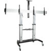 StarTech.com STNDMTVDUO soporte para TV 152,4 cm (60") Negro, Plata