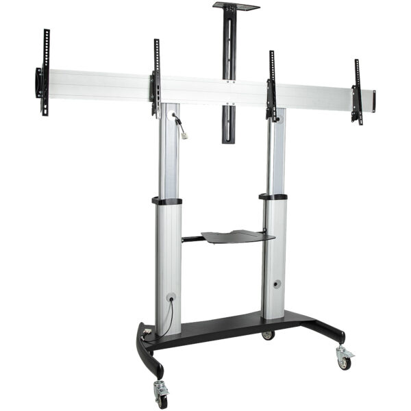 StarTech.com STNDMTVDUO soporte para TV 152,4 cm (60") Negro, Plata