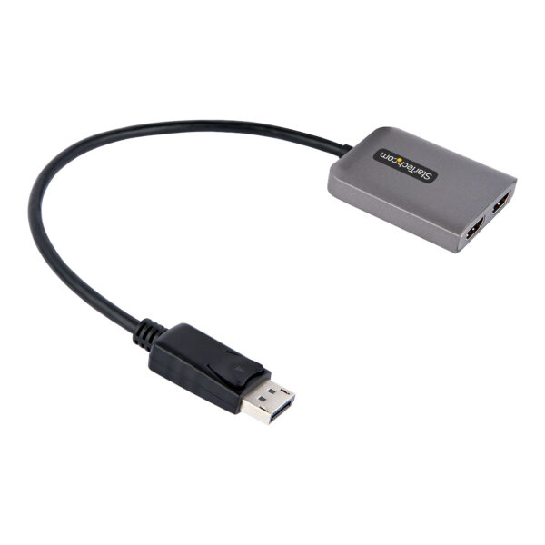 StarTech.com Hub Concentrador MST DisplayPort a 2 Puertos HDMI - HDMI Doble de 4K a 60Hz - Adaptador Multimonitor DisplayPort con Cable de 30cm - Ladrón MST DP 1.4 DSC HBR3 - Divisor StarTech.com Hub Concentrador MST DisplayPort a 2 Puertos HDMI - HDMI Doble de 4K a 60Hz - Adaptador Multimonitor DisplayPort con Cable de 30cm - Ladrón MST DP 1.4 DSC HBR3 - Divisor