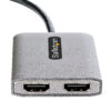 StarTech.com Hub Concentrador MST DisplayPort a 2 Puertos HDMI - HDMI Doble de 4K a 60Hz - Adaptador Multimonitor DisplayPort con Cable de 30cm - Ladrón MST DP 1.4 DSC HBR3 - Divisor StarTech.com Hub Concentrador MST DisplayPort a 2 Puertos HDMI - HDMI Doble de 4K a 60Hz - Adaptador Multimonitor DisplayPort con Cable de 30cm - Ladrón MST DP 1.4 DSC HBR3 - Divisor