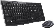 Logitech Wireless Combo MK270 - Juego de teclado y ratón - 2.4 GHz en Español