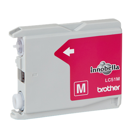 Brother LC51M cartucho de tinta 1 pieza(s) Original Rendimiento estándar Magenta